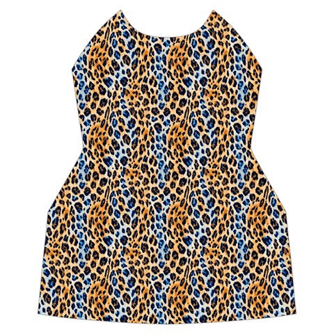 Blue Brown Leopard Women s Long Sleeve Raglan T Front