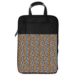 Blue Brown Leopard Foldable Shoe Storage Bag