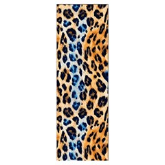 Blue Brown Leopard Women s Crop Top Pleated Skater Rave Skirt from ArtsNow.com PLL