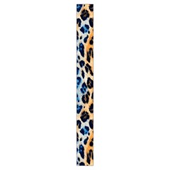 Blue Brown Leopard Kids  Long Sleeve Velvet Lounge Robe from ArtsNow.com Loop