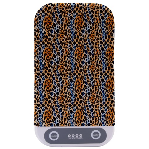 Blue Brown Leopard Sterilizers from ArtsNow.com Front