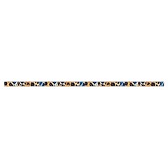 Blue Brown Leopard Cut Out Top from ArtsNow.com Strap