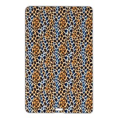 Blue Brown Leopard Name Card Style USB Flash Drive from ArtsNow.com Front
