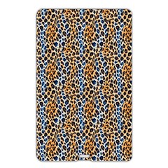 Blue Brown Leopard Name Card Style USB Flash Drive from ArtsNow.com Back