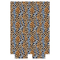 Blue Brown Leopard Automatic Folding Umbrella with Case (Large) from ArtsNow.com Case