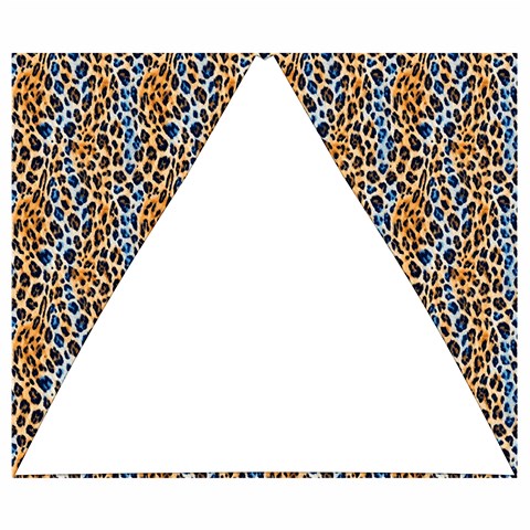 Blue Brown Leopard Automatic Folding Umbrella with Case (Small) from ArtsNow.com 19.98 x16.78  Umbrella - 3