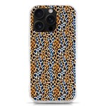 Blue Brown Leopard iPhone 16 Pro TPU UV Print Case