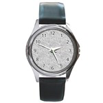Light Grey Snake Round Metal Watch