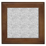 Light Grey Snake Framed Tile