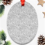 Light Grey Snake Ornament (Oval)