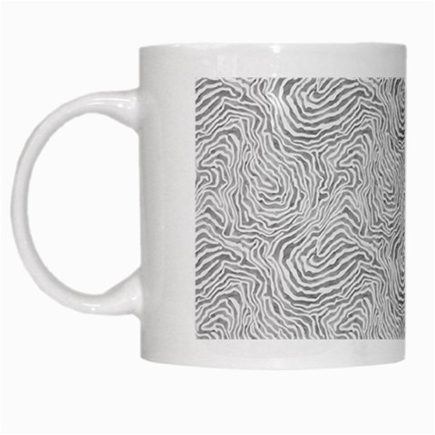 Light Grey Snake White Mug from ArtsNow.com Left
