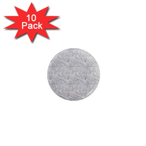 Light Grey Snake 1  Mini Magnet (10 pack)  from ArtsNow.com Front