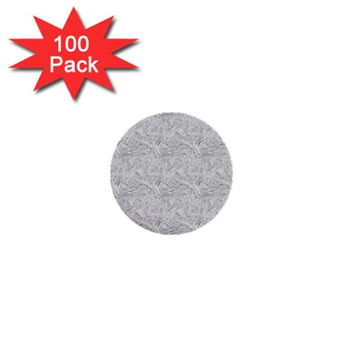Light Grey Snake 1  Mini Buttons (100 pack)  from ArtsNow.com Front