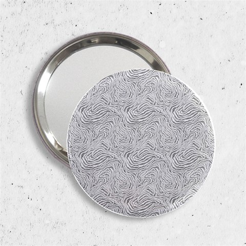 Light Grey Snake 2.25  Handbag Mirrors from ArtsNow.com Front