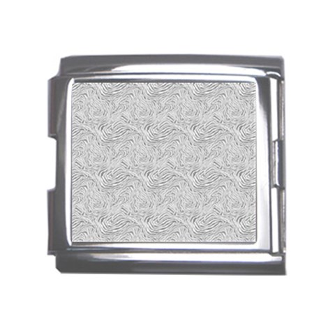 Light Grey Snake Mega Link Italian Charm (18mm) from ArtsNow.com Front