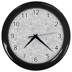 Light Grey Snake Wall Clock (Black)