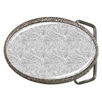 Light Grey Snake Belt Buckles