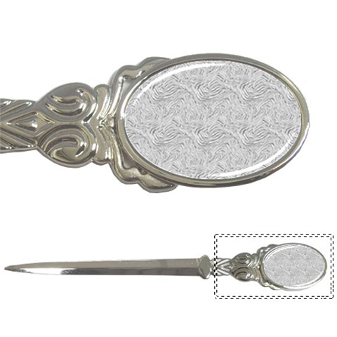 Light Grey Snake Letter Opener from ArtsNow.com Front