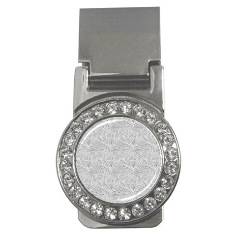 Light Grey Snake Money Clips (CZ)  from ArtsNow.com Front