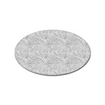 Light Grey Snake Sticker Oval (100 pack)