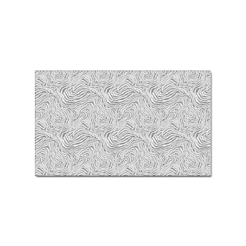 Light Grey Snake Sticker Rectangular (10 pack) from ArtsNow.com Front