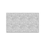 Light Grey Snake Sticker Rectangular (10 pack)