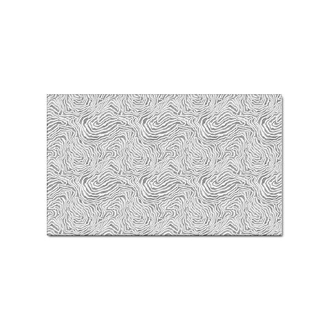 Light Grey Snake Sticker Rectangular (100 pack) from ArtsNow.com Front