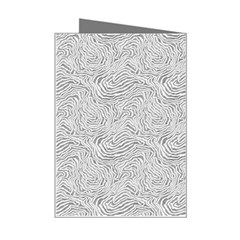 Light Grey Snake Mini Greeting Card from ArtsNow.com Right