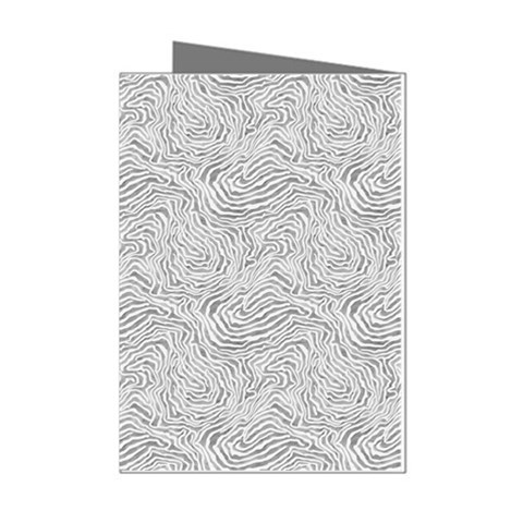 Light Grey Snake Mini Greeting Cards (Pkg of 8) from ArtsNow.com Left
