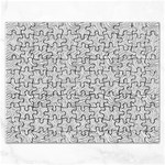 Light Grey Snake Rectangular Jigsaw Puzzl