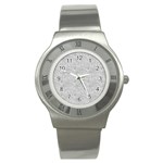 Light Grey Snake Stainless Steel Watch