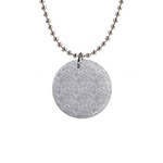 Light Grey Snake 1  Button Necklace
