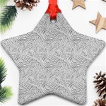 Light Grey Snake Star Ornament (Two Sides)