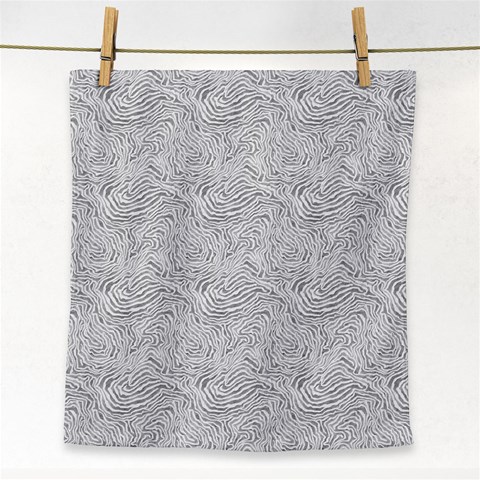 Light Grey Snake Face Towel from ArtsNow.com Front