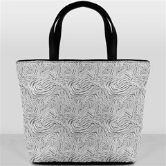 Light Grey Snake Bucket Bag from ArtsNow.com Front
