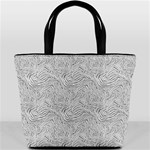 Light Grey Snake Bucket Bag