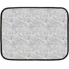 Light Grey Snake 35 x27  Two Sides Fleece Blanket (Mini) from ArtsNow.com 35 x27  Blanket Back
