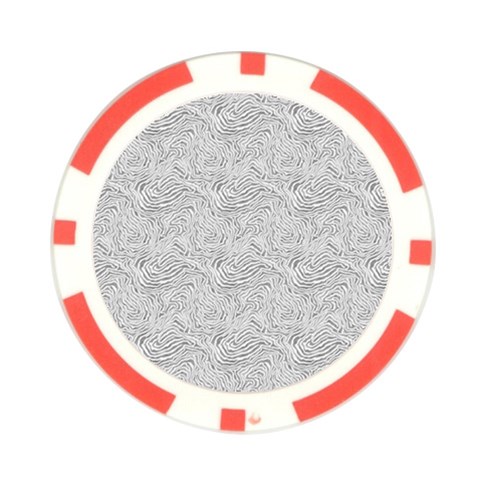 Light Grey Snake Poker Chip Card Guard (10 pack) from ArtsNow.com Front