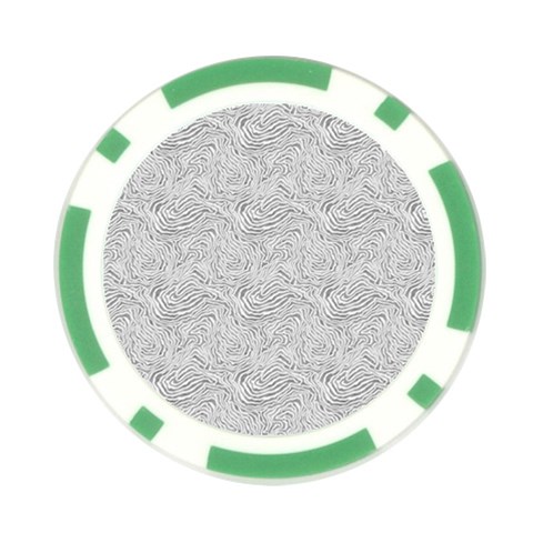 Light Grey Snake Poker Chip Card Guard (10 pack) from ArtsNow.com Front