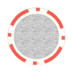 Light Grey Snake Poker Chip Card Guard (10 pack) from ArtsNow.com Front
