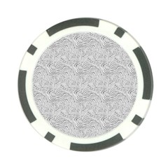 Light Grey Snake Poker Chip Card Guard (10 pack) from ArtsNow.com Back