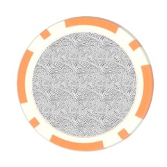 Light Grey Snake Poker Chip Card Guard (10 pack) from ArtsNow.com Back