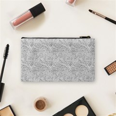 Light Grey Snake Cosmetic Bag (Small) from ArtsNow.com Back