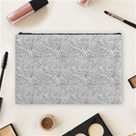 Light Grey Snake Cosmetic Bag (Large)