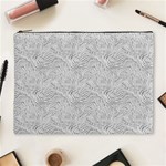 Light Grey Snake Cosmetic Bag (XL)