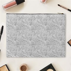Light Grey Snake Cosmetic Bag (XL) from ArtsNow.com Back