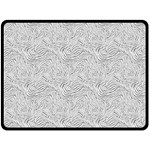 Light Grey Snake 80  x 56  Fleece Blanket (Large)