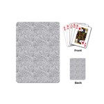 Light Grey Snake Playing Cards Single Design (Mini)