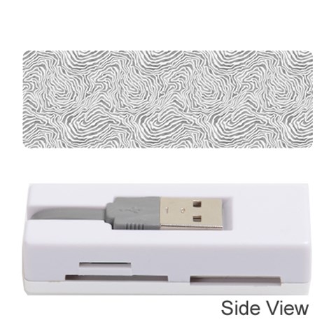 Light Grey Snake Memory Card Reader (Stick) from ArtsNow.com Front