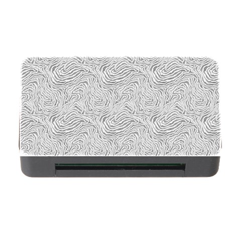 Light Grey Snake Memory Card Reader with CF from ArtsNow.com Front